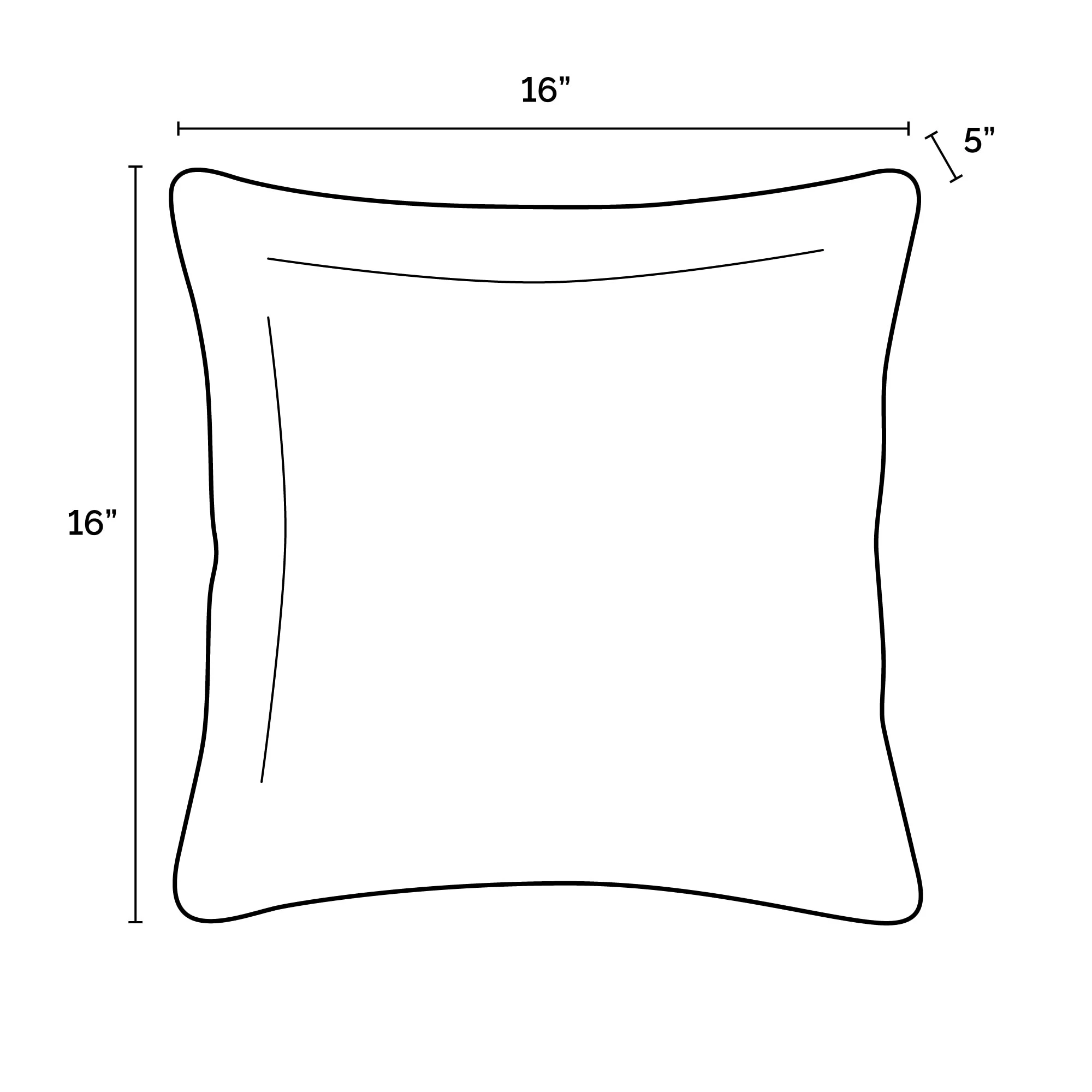 Deals ๐งจ Arden Selections 16 X 16 In Outdoor Square Throw Pillow (2-pack) Coastal Blue Geometric ๐ - Image 2