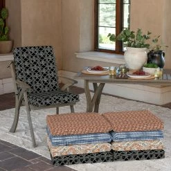 Best Pirce 👍 Arden Selections 20 X 20 In Outdoor Dining Chair Cushion - 20 W X 44 L In. 😉 -Arden Selections Shop Arden Selections 24 x 20 in Outdoor High Back Dining Chair Cushion 5