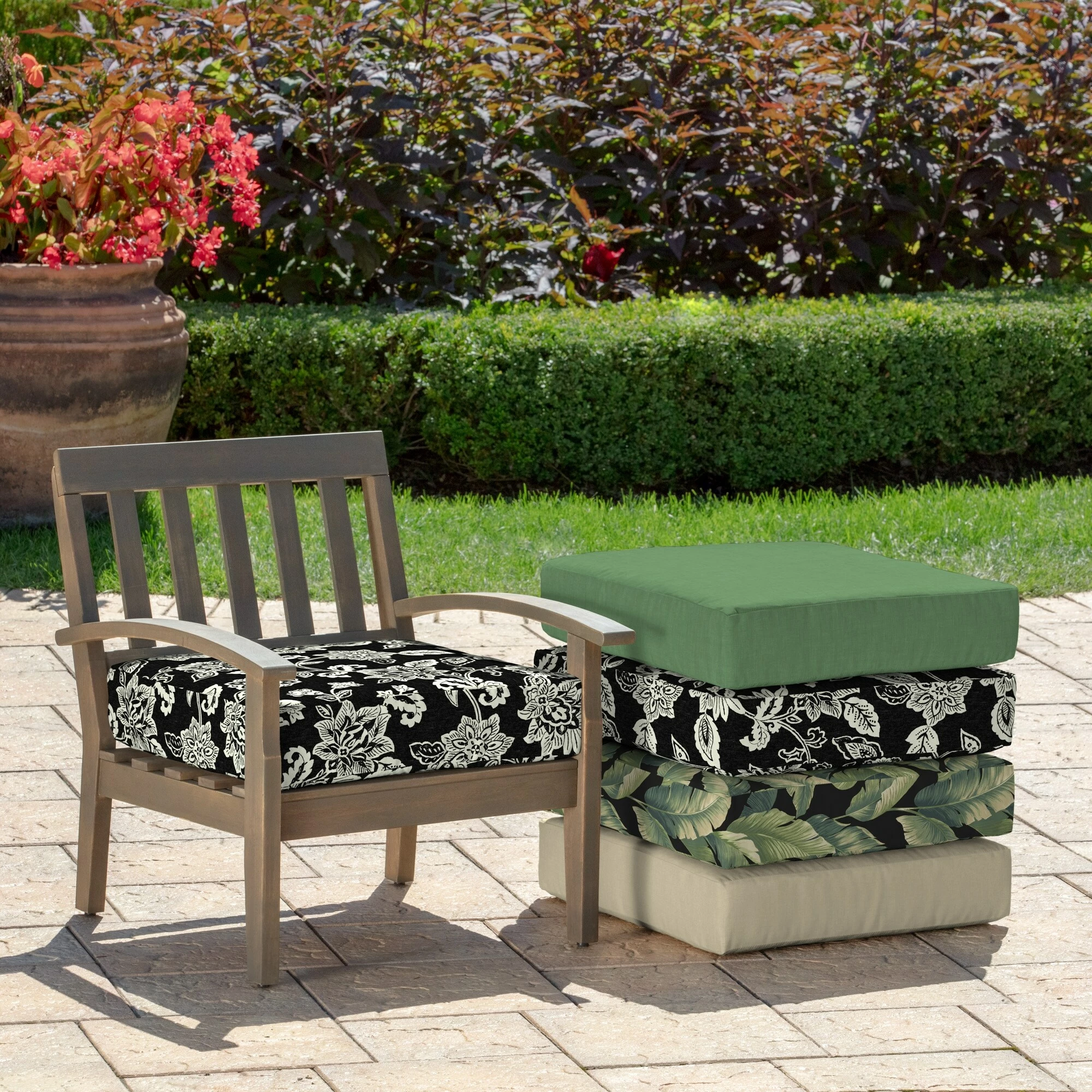 Hot Sale 🤩 Arden Selections 24 X 24 In Outdoor Deep Seat Cushion Ashland Black Jacobean ✔️ 6 Hot Sale 🤩 Arden Selections 24 X 24 In Outdoor Deep Seat Cushion Ashland Black Jacobean ✔️ - Image 6