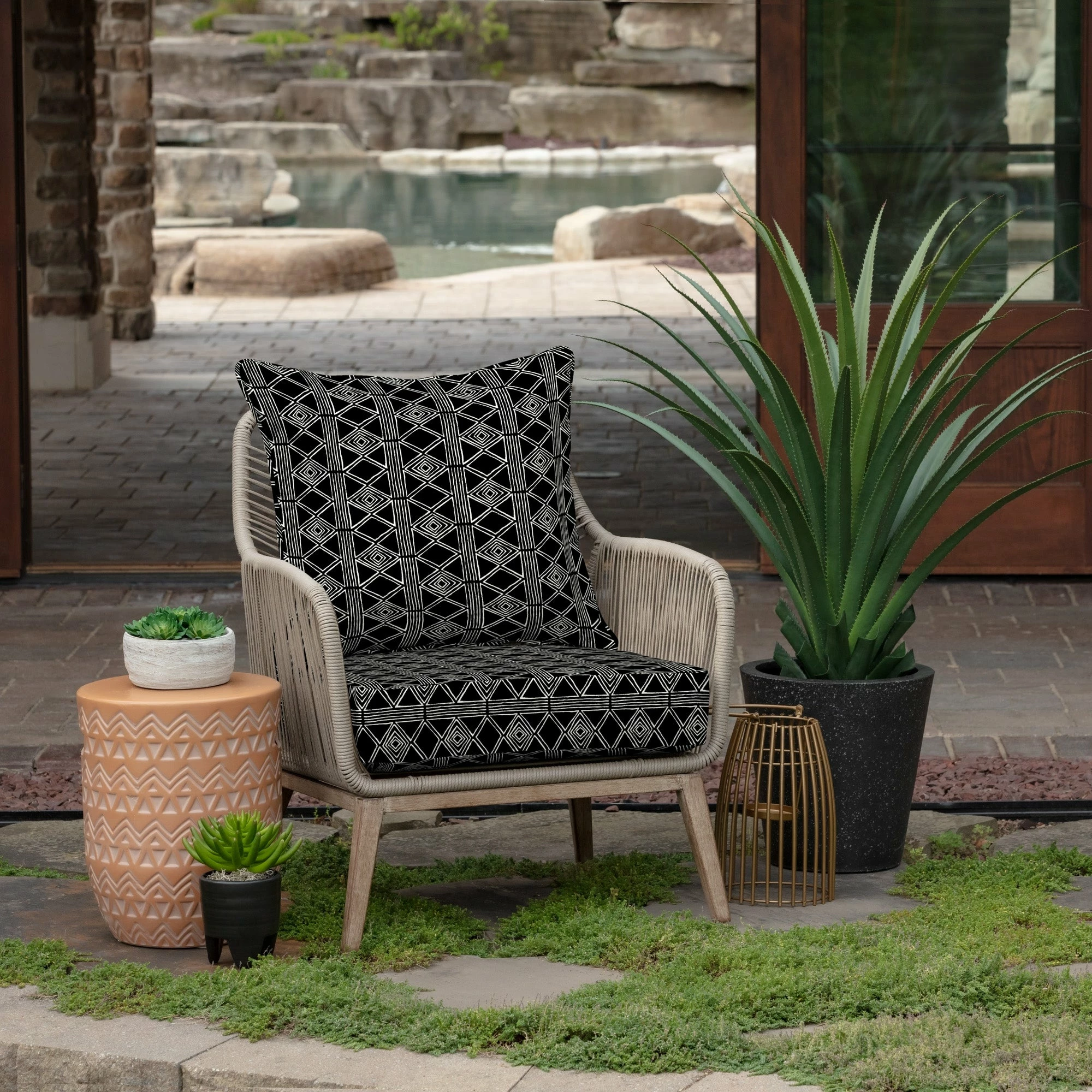 Best Sale ⭐ Arden Selections 24 X 24 In Outdoor Deep Seat Set - 24 W X 24 D In. ⌛ 4 Best Sale ⭐ Arden Selections 24 X 24 In Outdoor Deep Seat Set - 24 W X 24 D In. ⌛ - Image 4