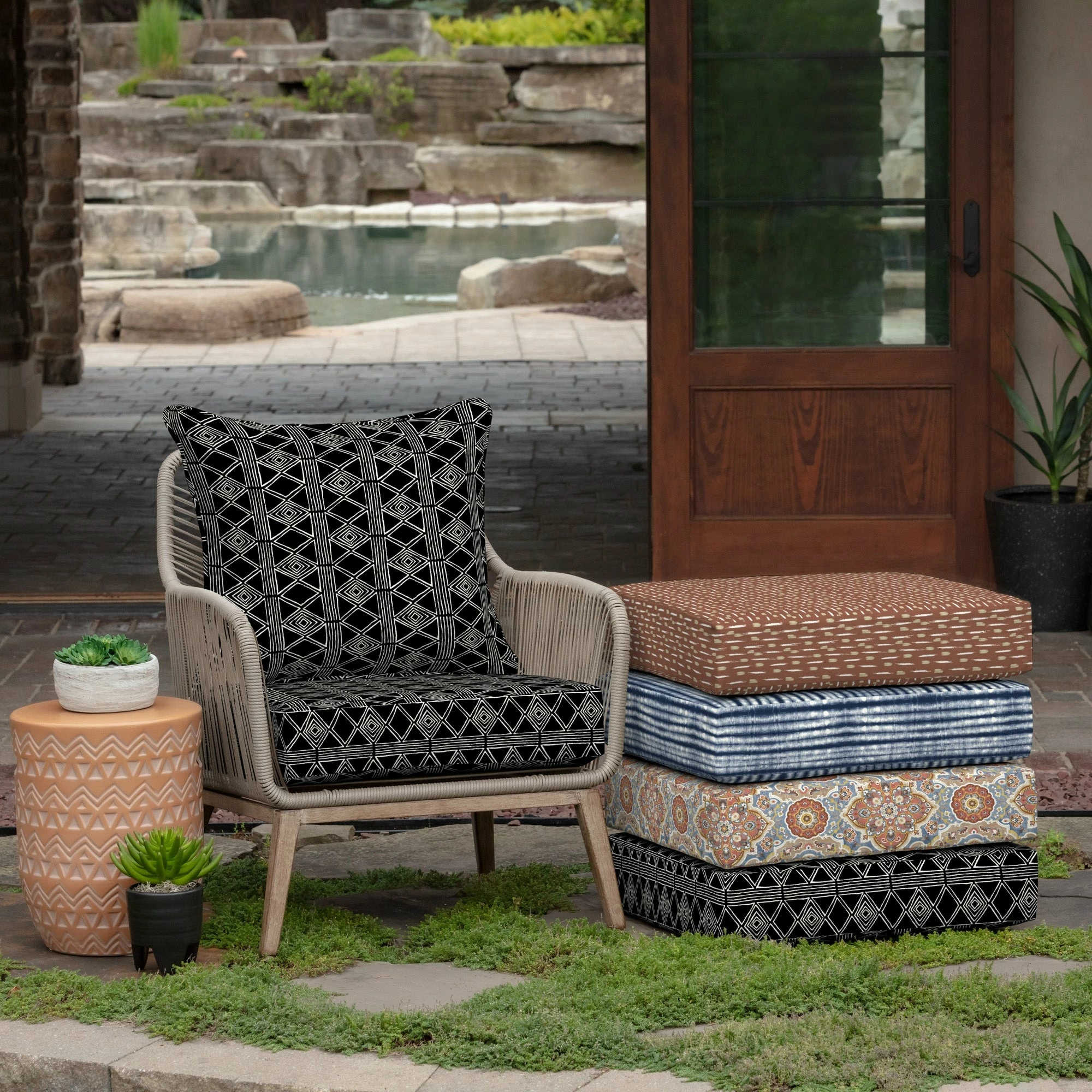 Best Sale ⭐ Arden Selections 24 X 24 In Outdoor Deep Seat Set - 24 W X 24 D In. ⌛ 6 Best Sale ⭐ Arden Selections 24 X 24 In Outdoor Deep Seat Set - 24 W X 24 D In. ⌛ - Image 6