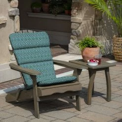 Alternative view of Discount 😀 Arden Selections Alana Tile Outdoor Adirondack Cushion - 45.5 In L X 20 In W X 2.25 In H 💯