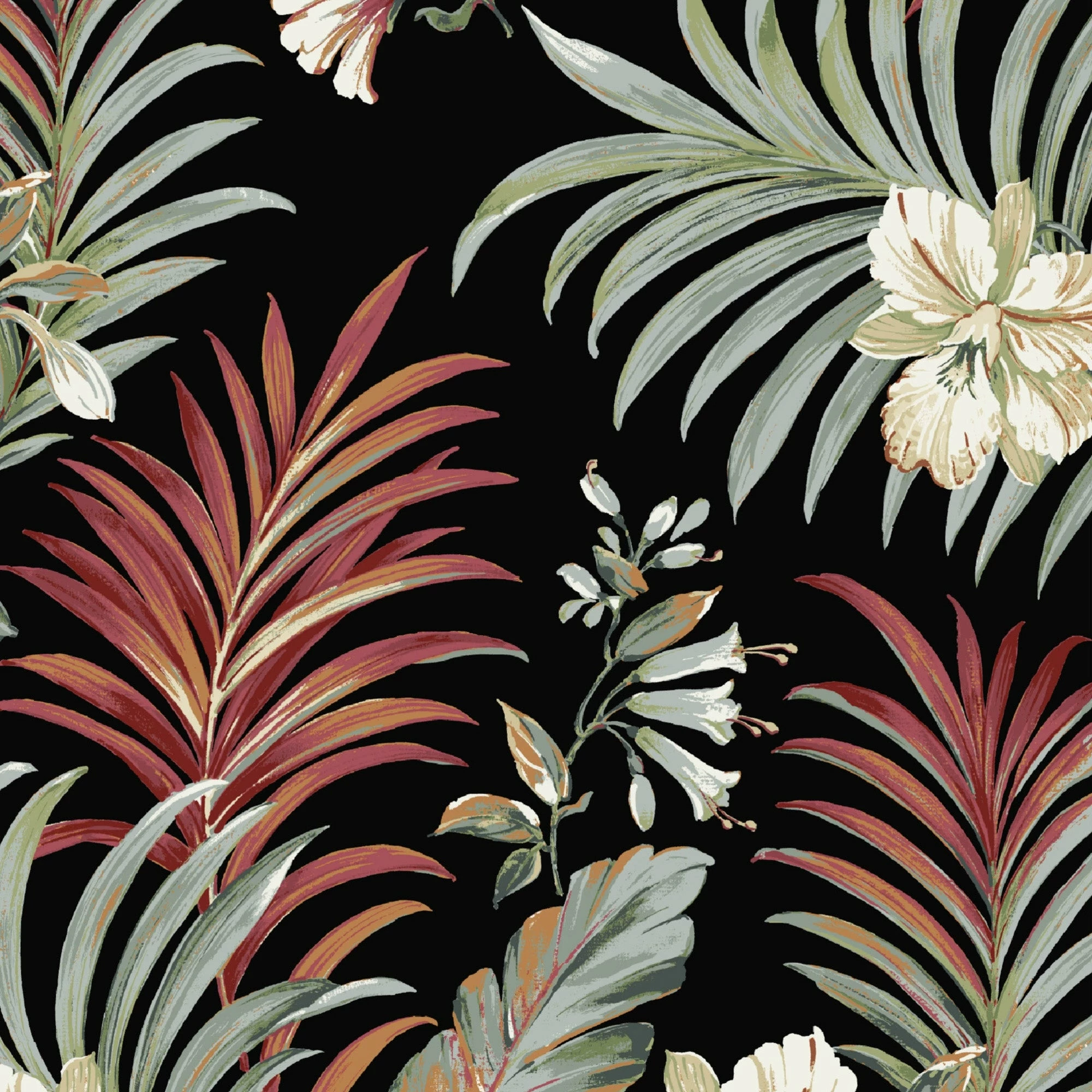 Best Pirce ๐ Arden Selections Black Simone Tropical Outdoor Deep Seat Set - 24 In L X 24 In W X 5.75 In H ๐ - Image 4