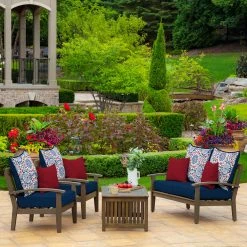 Best Sale ๐งจ Arden Selections Clark Floral Medallion Deep-seat Outdoor Cushion Set - 24 W X 24 D In. โญ 11 Best Sale ๐งจ Arden Selections Clark Floral Medallion Deep-seat Outdoor Cushion Set - 24 W X 24 D In. โญ -Arden Selections Shop Arden Selections Clark Outdoor Deep Seat Set 4
