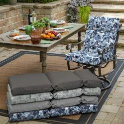 Cheap 😍 Arden Selections Bue Garden Floral Dining Chair Cushion - 44 In L X 21 In W X 4.5 In H 🔥 13 Cheap 😍 Arden Selections Bue Garden Floral Dining Chair Cushion - 44 In L X 21 In W X 4.5 In H 🔥 -Arden Selections Shop Arden Selections Garden Delight Dining Chair Cushion 4