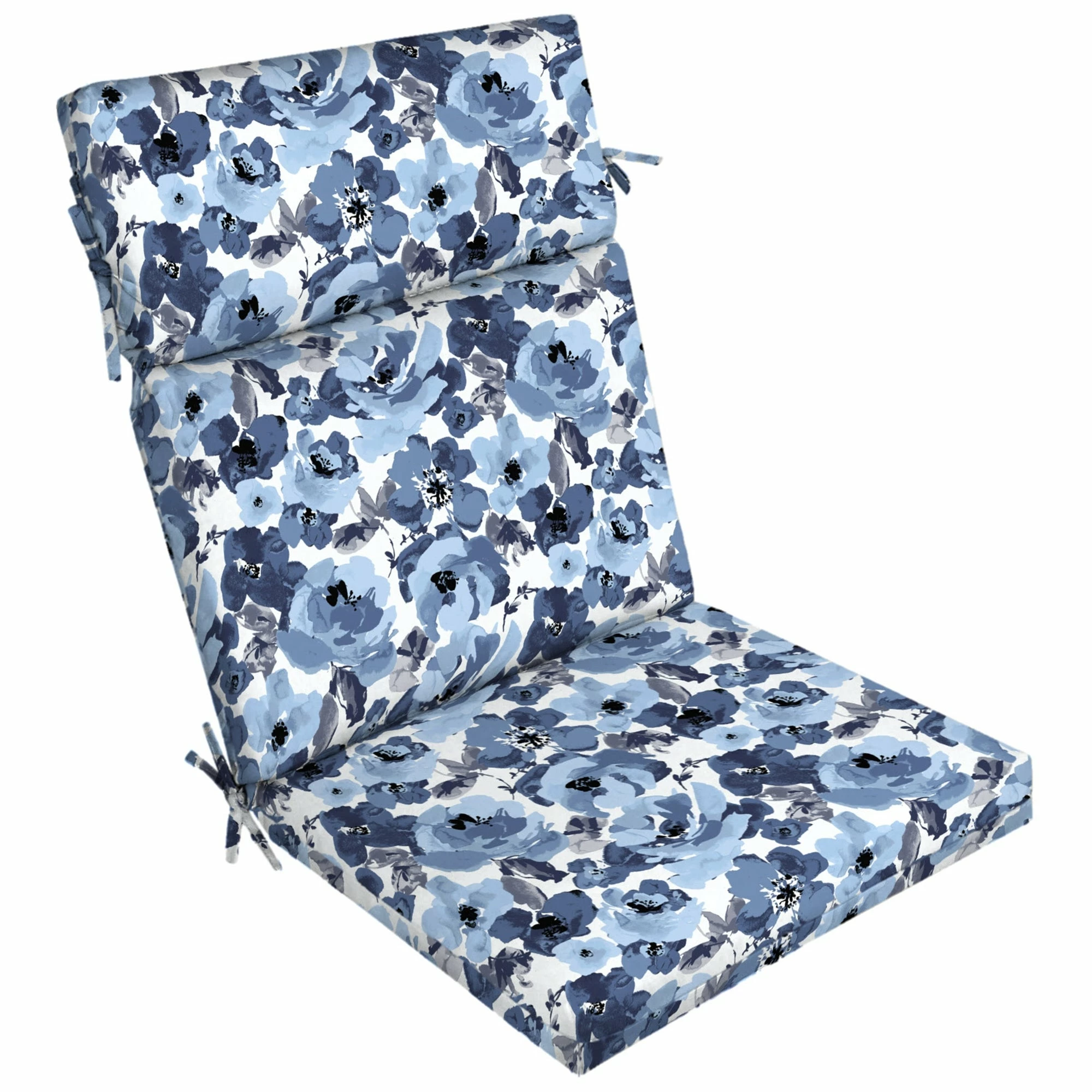 Cheap 😍 Arden Selections Bue Garden Floral Dining Chair Cushion - 44 In L X 21 In W X 4.5 In H 🔥 1 Cheap 😍 Arden Selections Bue Garden Floral Dining Chair Cushion - 44 In L X 21 In W X 4.5 In H 🔥