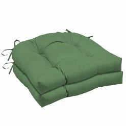 Outlet 🛒 Arden Selections Moss Green Leala Wicker Seat Cushion (2-pack) - 18 In L X 20 In W X 5 In H 🔥