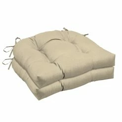 Budget 🤩 Arden Selections New Tan Leala Texture Wicker Seat Cushion 2-pack - 18 In L X 20 In W X 5 In H ⭐