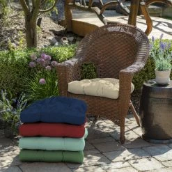 Budget 🤩 Arden Selections New Tan Leala Texture Wicker Seat Cushion 2-pack - 18 In L X 20 In W X 5 In H ⭐ 11 Budget 🤩 Arden Selections New Tan Leala Texture Wicker Seat Cushion 2-pack - 18 In L X 20 In W X 5 In H ⭐ -Arden Selections Shop Arden Selections New Tan Leala Texture Wicker Seat Cushion 2 pack 3