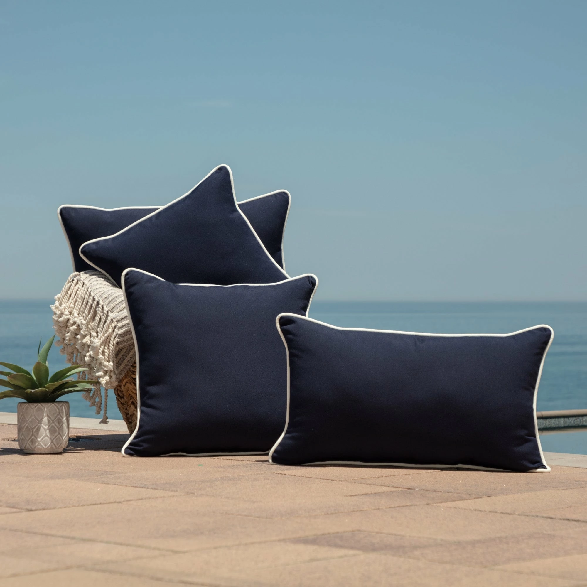 Flash Sale ๐ Arden Selections Oasis Indoor/Outdoor Lumbar Pillow W/ Accent Silver Grey W/white ๐ 5 Flash Sale ๐ Arden Selections Oasis Indoor/Outdoor Lumbar Pillow W/ Accent Silver Grey W/white ๐ - Image 5