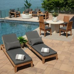 Outlet 👍 Arden Selections Oasis Outdoor Chaise Cushion Classic Navy Blue 🤩 -Arden Selections Shop Arden Selections Oasis Outdoor Chaise Cushion 10