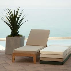 Outlet 👍 Arden Selections Oasis Outdoor Chaise Cushion Classic Navy Blue 🤩 -Arden Selections Shop Arden Selections Oasis Outdoor Chaise Cushion 5