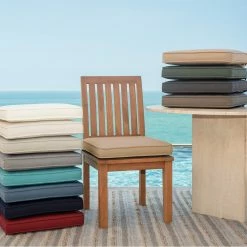 Buy 🛒 Arden Selections Oasis Outdoor Patio Seat Cushion Slate Grey 🔥 -Arden Selections Shop Arden Selections Oasis Outdoor Seat Cushion 5