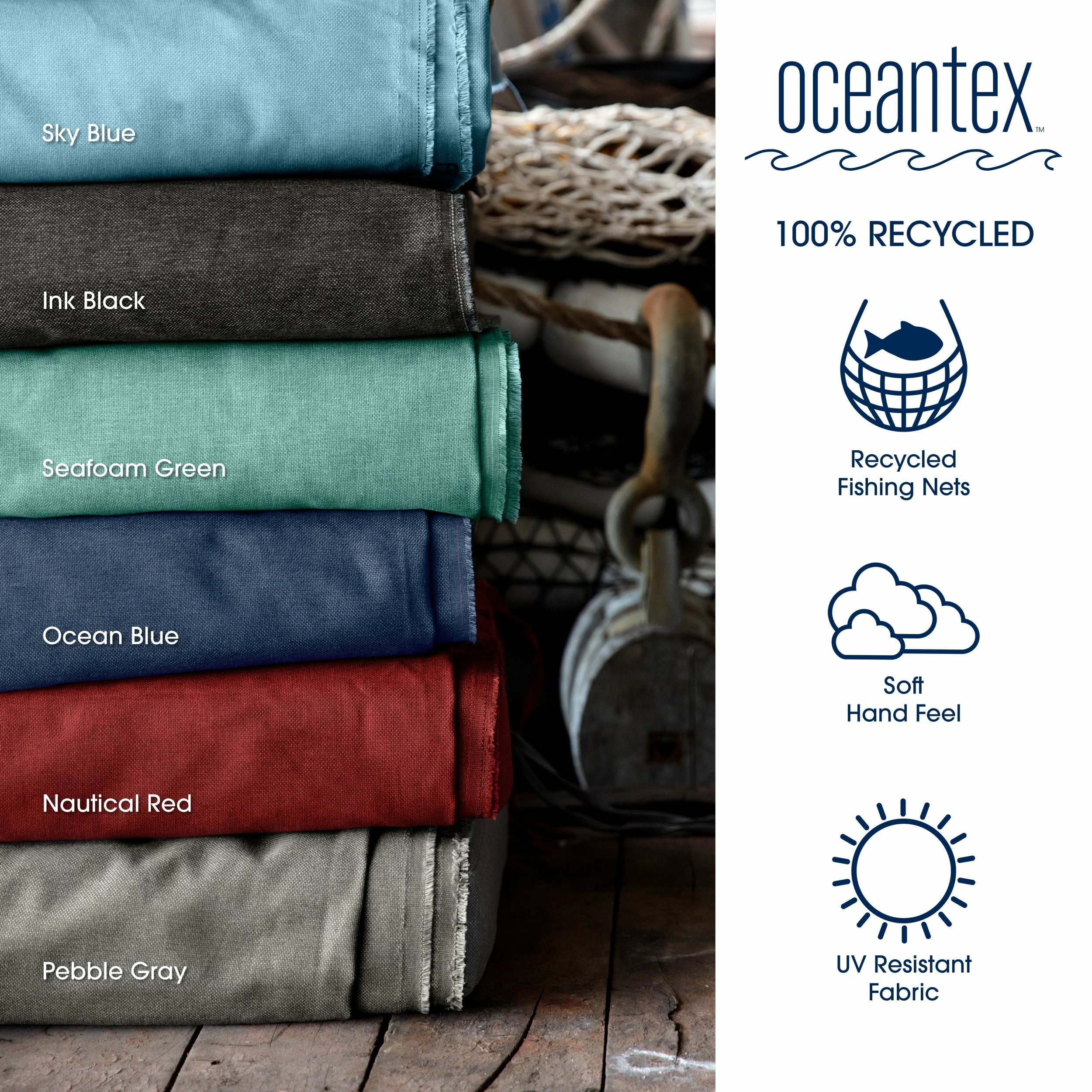 Discount 🤩 Arden Selections Oceantex 21 X 21 In Outdoor Seat Cushion Nautical Red ❤️ 5 Discount 🤩 Arden Selections Oceantex 21 X 21 In Outdoor Seat Cushion Nautical Red ❤️ - Image 5