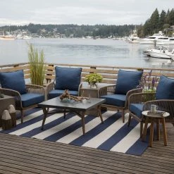 Coupon ✔️ Arden Selections Oceantex 24 X 24 In Deep Seat Set Pebble Gray 💯 -Arden Selections Shop Arden Selections Oceantex 24 x 24 in Deep Seat Set 4