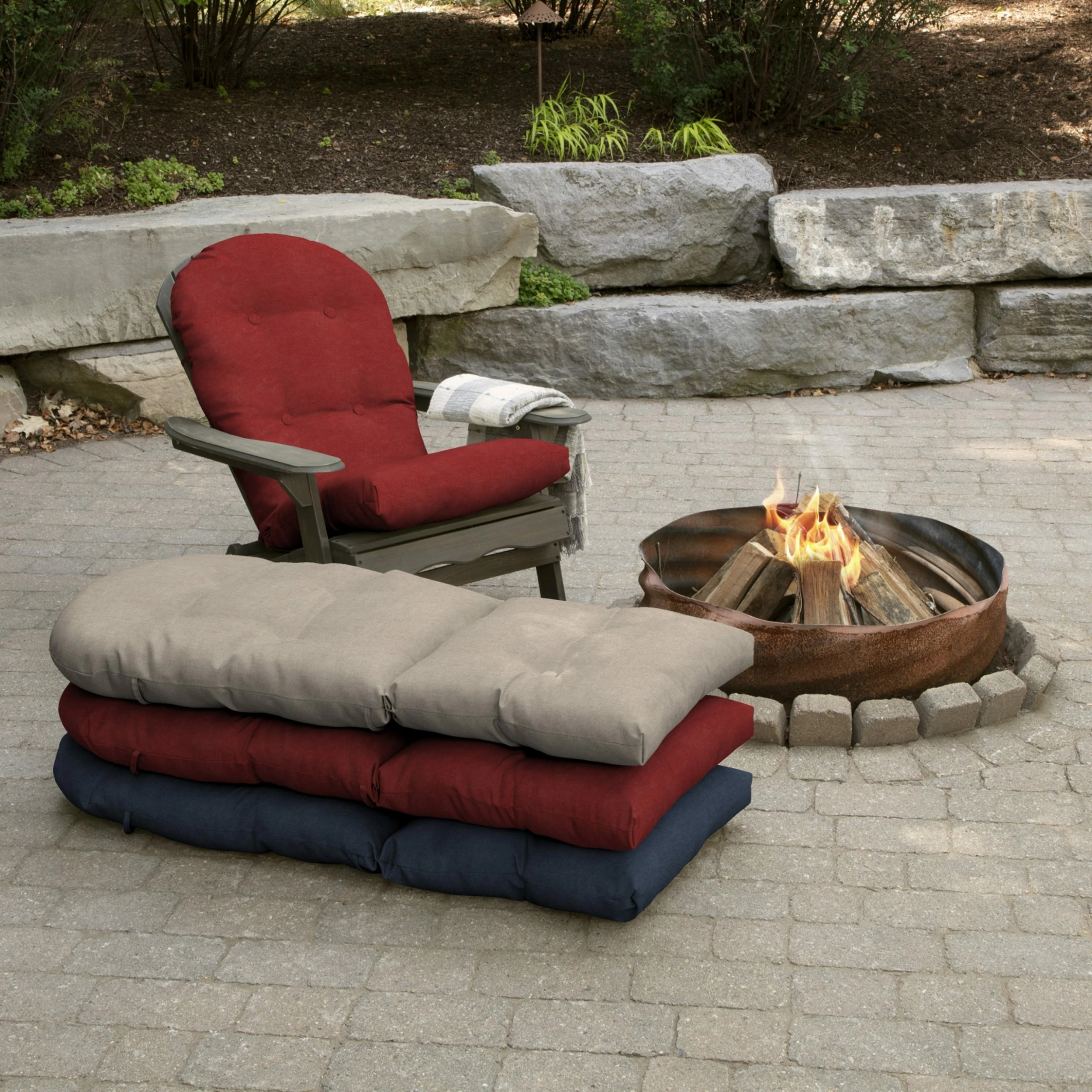 Wholesale ✔️ Arden Selections Oceantex Outdoor Adirondack Cushion 48 X 21.5 - 48"L X 21.5"W Pebble Gray 😍 12 Wholesale ✔️ Arden Selections Oceantex Outdoor Adirondack Cushion 48 X 21.5 - 48"L X 21.5"W Pebble Gray 😍 - Image 12