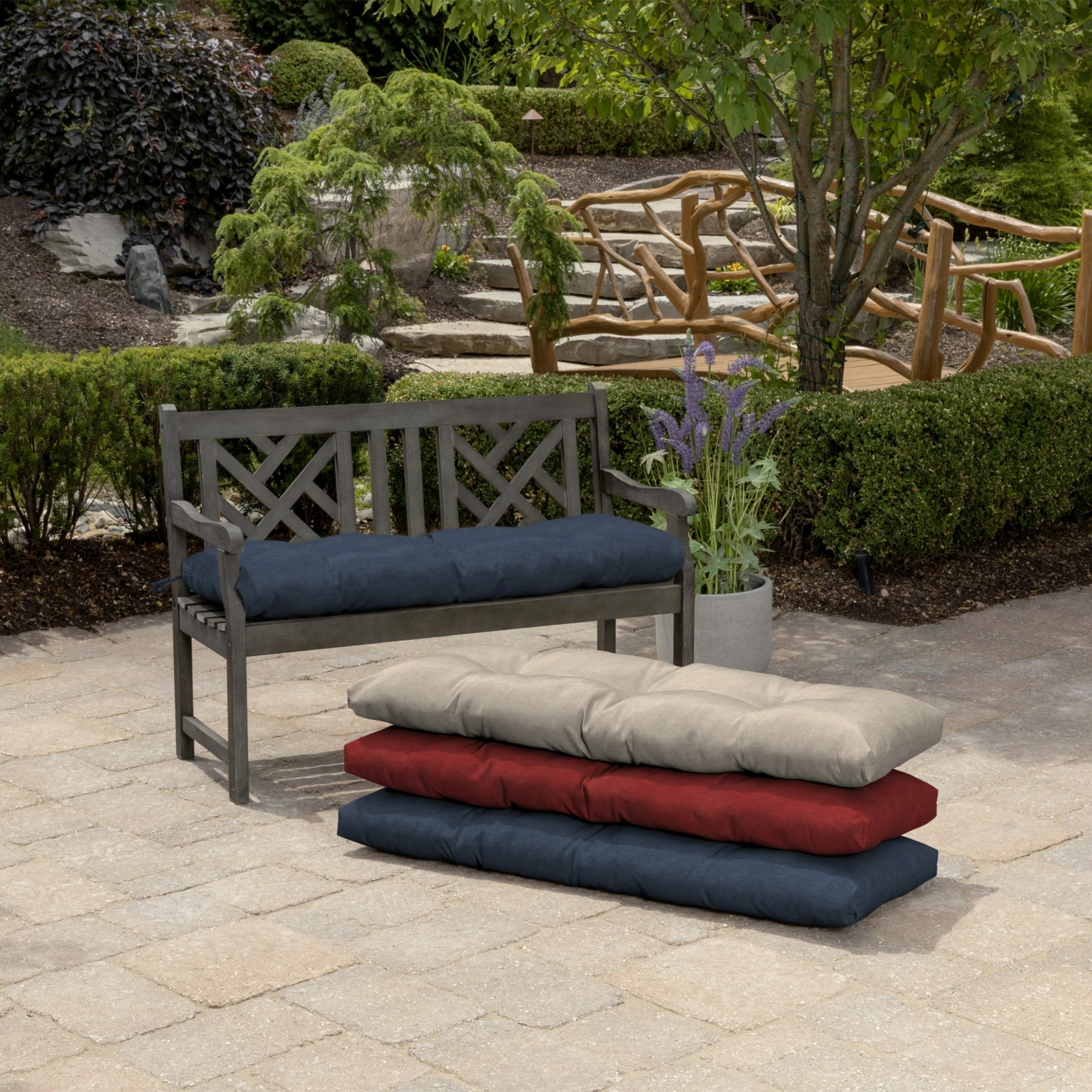 Discount ๐งจ Arden Selections Oceantex Outdoor Bench Cushion 48 X 18 - 18"L X 48"W Sky Blue ๐ 11 Discount ๐งจ Arden Selections Oceantex Outdoor Bench Cushion 48 X 18 - 18"L X 48"W Sky Blue ๐ - Image 11