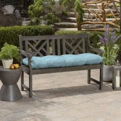 Discount ๐งจ Arden Selections Oceantex Outdoor Bench Cushion 48 X 18 - 18"L X 48"W Sky Blue ๐ 20 Discount ๐งจ Arden Selections Oceantex Outdoor Bench Cushion 48 X 18 - 18"L X 48"W Sky Blue ๐ -Arden Selections Shop Arden Selections Oceantex Outdoor Bench Cushion 48 x 18 5