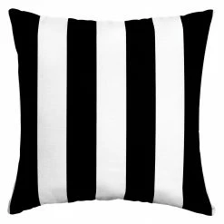 Top 10 ❤️ Arden Selections Outdoor 16 X 16 In. Square Pillow Black Cabana Stripe ✔️