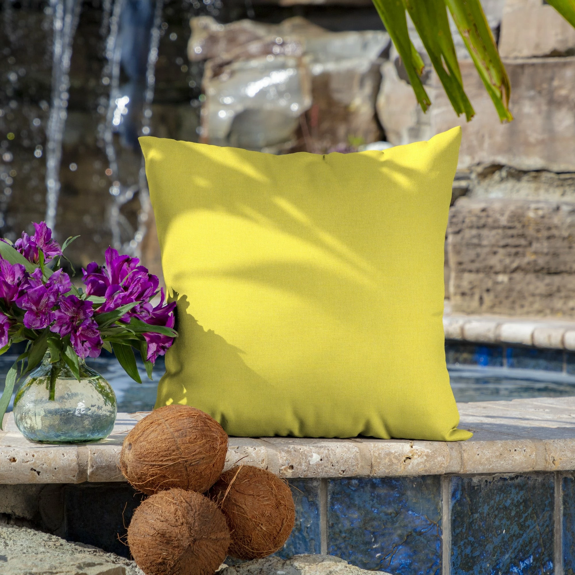 Promo 🛒 Arden Selections Outdoor 16 X 16 In. Square Pillow Lemon Yellow Leala ❤️ 8 Promo 🛒 Arden Selections Outdoor 16 X 16 In. Square Pillow Lemon Yellow Leala ❤️ - Image 8