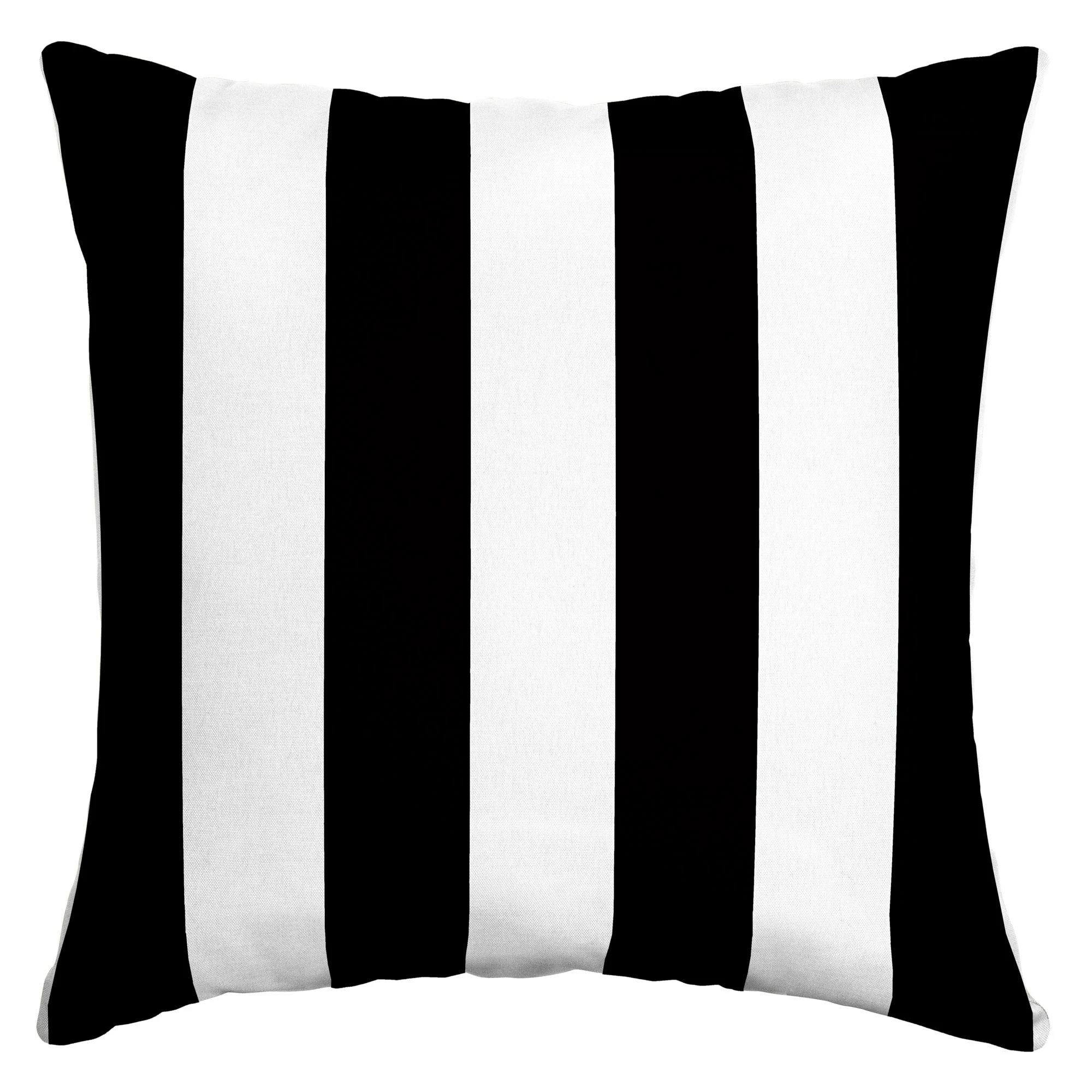 Top 10 ❤️ Arden Selections Outdoor 16 X 16 In. Square Pillow Black Cabana Stripe ✔️