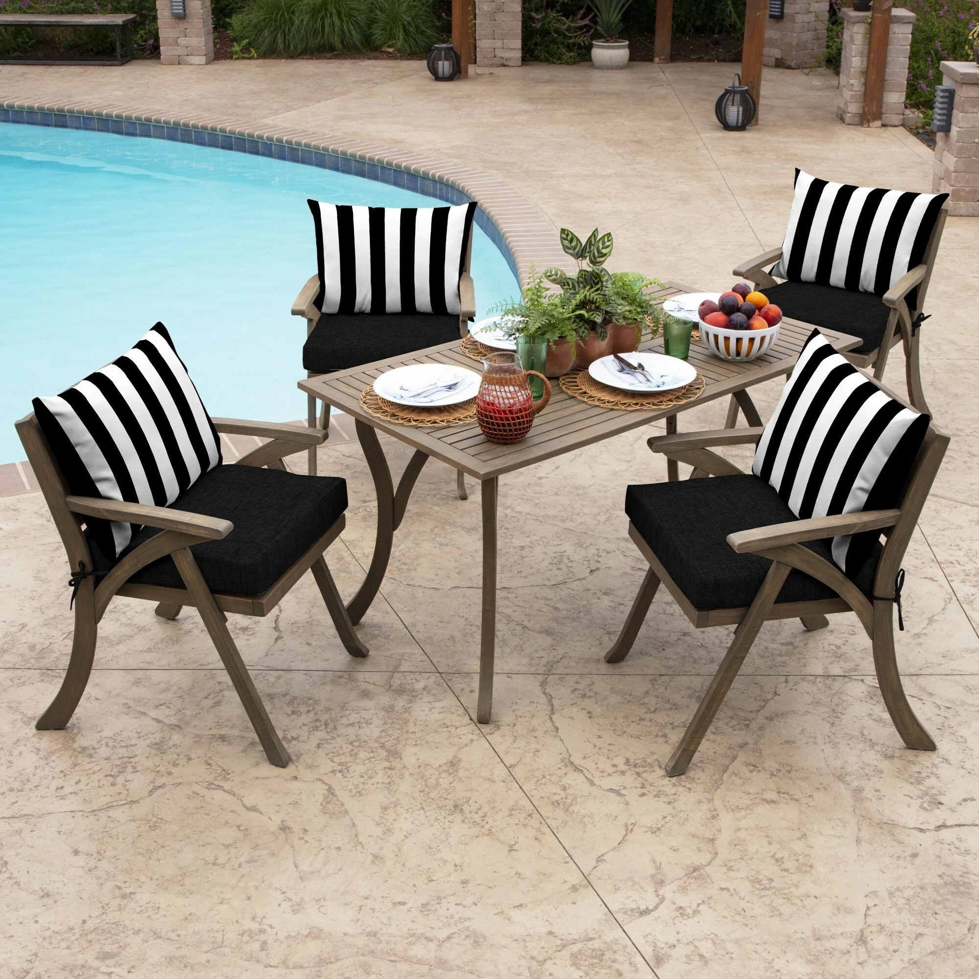 Best deal ✔️ Arden Selections Outdoor 17 X 23 In. Pillow Back Sapphire Cabana Stripe 🔥 4 Best deal ✔️ Arden Selections Outdoor 17 X 23 In. Pillow Back Sapphire Cabana Stripe 🔥 - Image 4