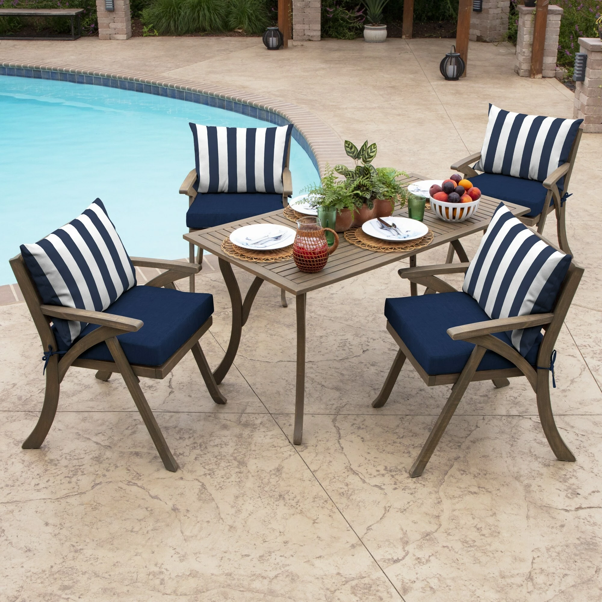 Best deal ✔️ Arden Selections Outdoor 17 X 23 In. Pillow Back Sapphire Cabana Stripe 🔥 9 Best deal ✔️ Arden Selections Outdoor 17 X 23 In. Pillow Back Sapphire Cabana Stripe 🔥 - Image 9