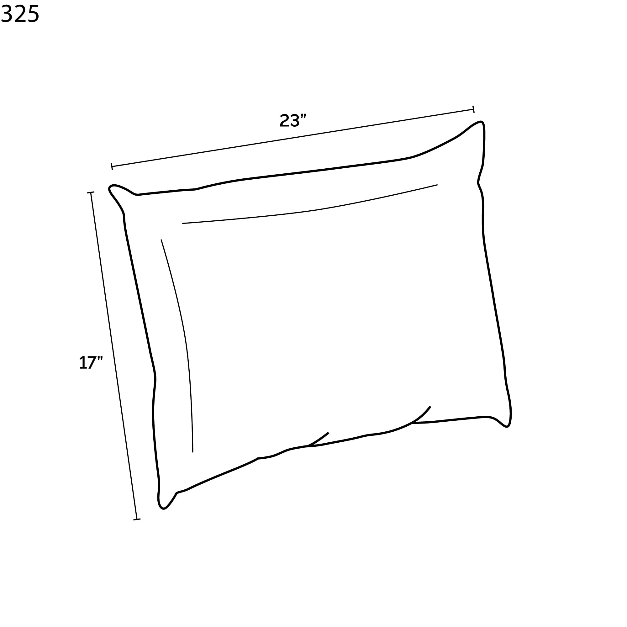 Brand new ⌛ Arden Selections Outdoor 17 X 23 In. Pillow Back Denim Alair 🛒 - Image 2