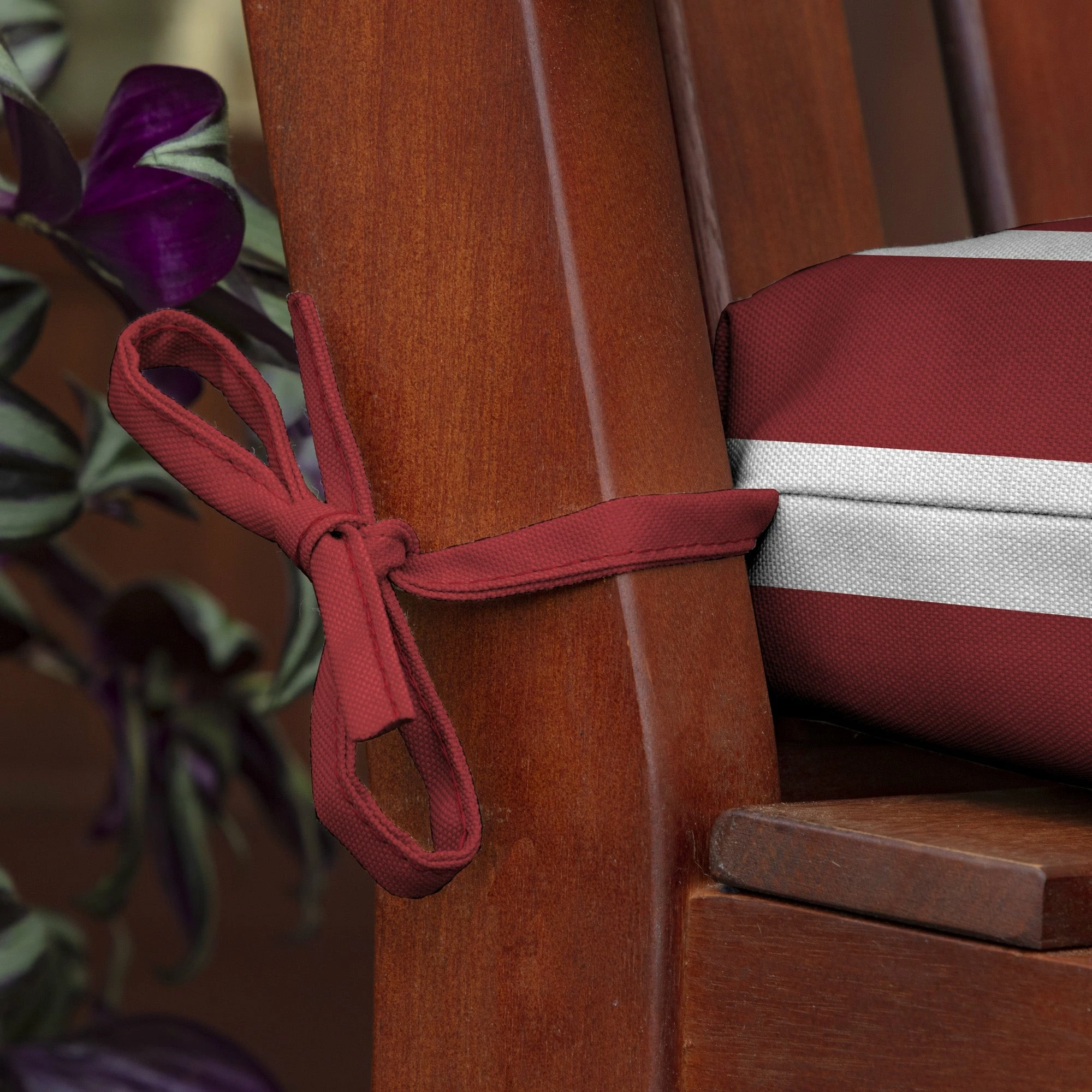 Best Sale ๐ Arden Selections Outdoor 17 X 46 In. Bench Cushion Sapphire Cabana Stripe ๐คฉ - Image 8