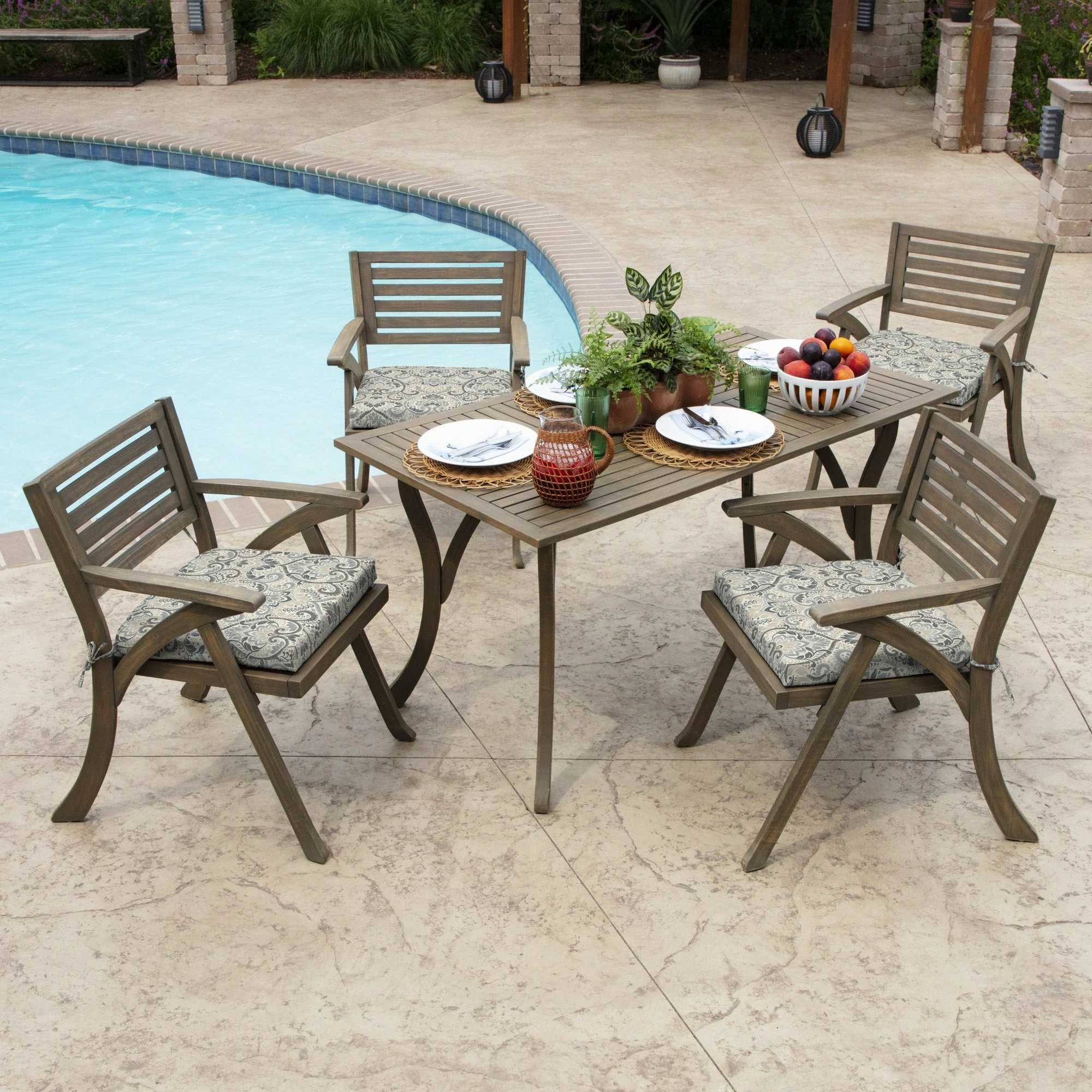 Best Pirce 💯 Arden Selections Aurora Damask Outdoor 18 X 19 In. Seat Pad Neutral Aurora Damask 🤩 7 Best Pirce 💯 Arden Selections Aurora Damask Outdoor 18 X 19 In. Seat Pad Neutral Aurora Damask 🤩 - Image 7