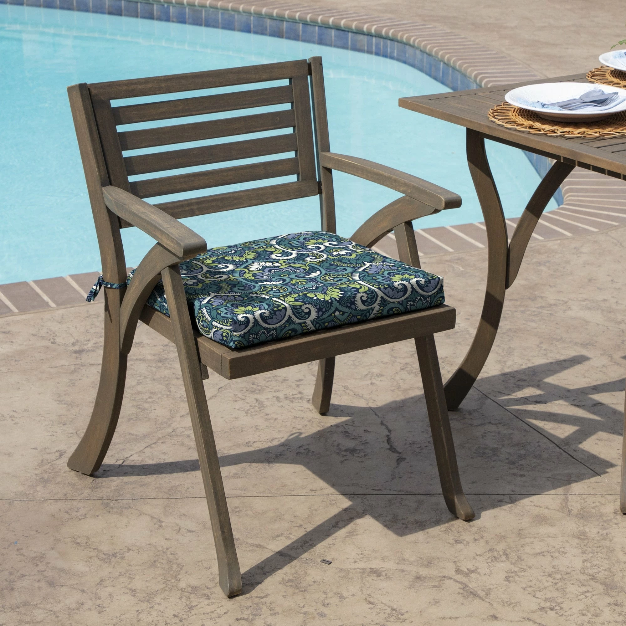 Best Pirce 💯 Arden Selections Aurora Damask Outdoor 18 X 19 In. Seat Pad Neutral Aurora Damask 🤩 15 Best Pirce 💯 Arden Selections Aurora Damask Outdoor 18 X 19 In. Seat Pad Neutral Aurora Damask 🤩 - Image 15