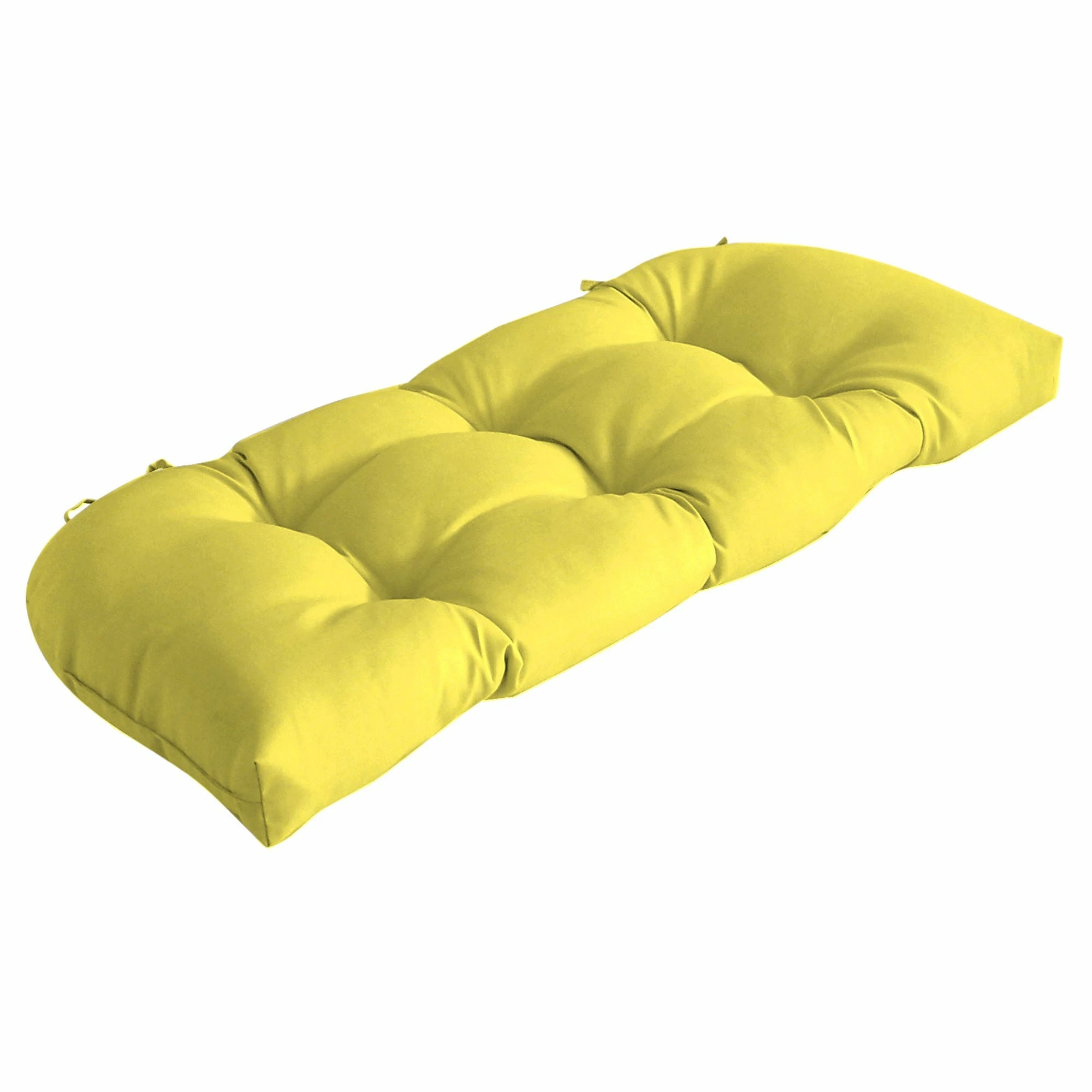New ๐ Arden Selections Outdoor 18 X 41.5 In. Wicker Settee Lemon Yellow Leala ๐ 10 New ๐ Arden Selections Outdoor 18 X 41.5 In. Wicker Settee Lemon Yellow Leala ๐ - Image 10