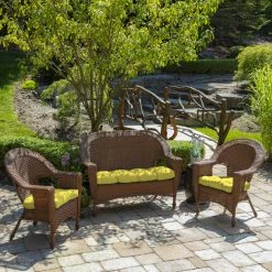 New ๐ Arden Selections Outdoor 18 X 41.5 In. Wicker Settee Lemon Yellow Leala ๐ 26 New ๐ Arden Selections Outdoor 18 X 41.5 In. Wicker Settee Lemon Yellow Leala ๐ -Arden Selections Shop Arden Selections Outdoor 18 x 41.5 in. Wicker Settee 33