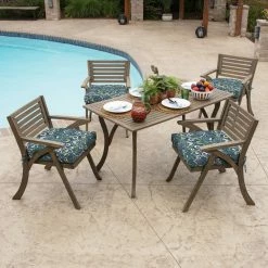 Hot Sale 😉 Arden Selections Sapphire Blue Leala Damask Outdoor 19 X 19 In. Seat Cushion - 19 In L X 19 In W X 4 In H 😉 13 Hot Sale 😉 Arden Selections Sapphire Blue Leala Damask Outdoor 19 X 19 In. Seat Cushion - 19 In L X 19 In W X 4 In H 😉 -Arden Selections Shop Arden Selections Outdoor 19 x 19 in. Seat Cushion 41