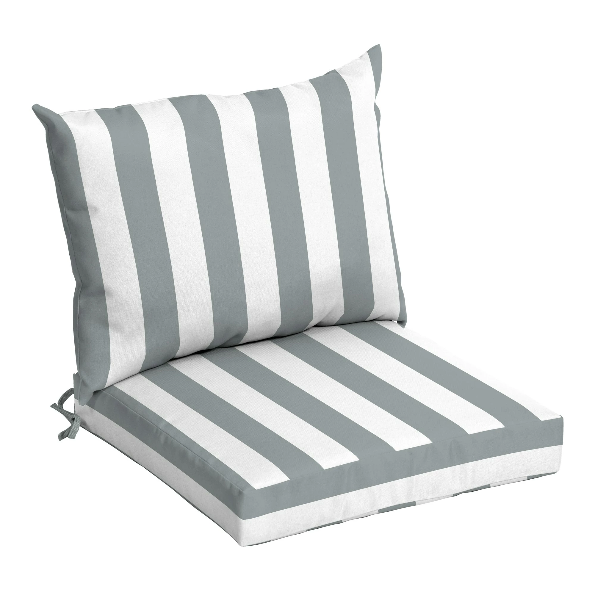 Coupon โ๏ธ Arden Selections Outdoor 21 X 21 In. Dining Chair Cushion Set Sapphire Cabana Stripe ๐งจ - Image 5