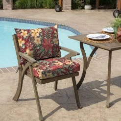 Best Sale ⌛ Arden Selections Outdoor 21 X 21 In. Dining Chair Cushion Set Sapphire Blue Leala Stripe 🤩 -Arden Selections Shop Arden Selections Outdoor 21 x 21 in. Dining Chair Cushion Set 117