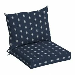 New 👏 Arden Selections Americana Outdoor 21 X 21 In. Dining Chair Cushion Set Sapphire Ashland Jacobean 👏