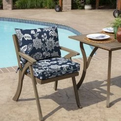 New 👏 Arden Selections Americana Outdoor 21 X 21 In. Dining Chair Cushion Set Sapphire Ashland Jacobean 👏 20 New 👏 Arden Selections Americana Outdoor 21 X 21 In. Dining Chair Cushion Set Sapphire Ashland Jacobean 👏 -Arden Selections Shop Arden Selections Outdoor 21 x 21 in. Dining Chair Cushion Set 130