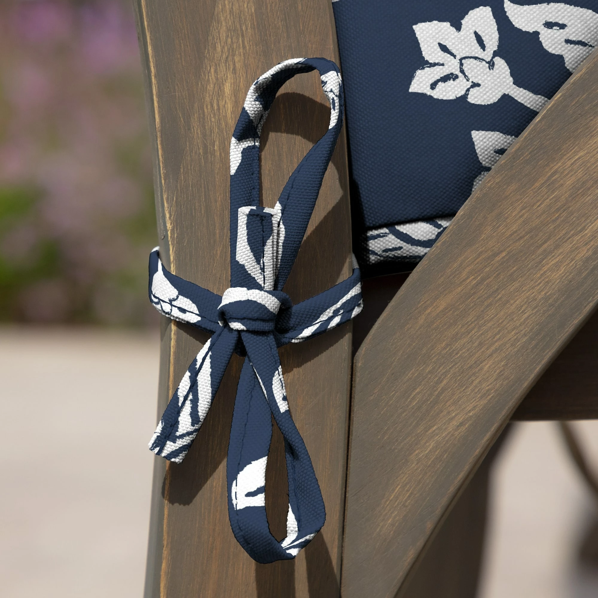 New 👏 Arden Selections Americana Outdoor 21 X 21 In. Dining Chair Cushion Set Sapphire Ashland Jacobean 👏 9 New 👏 Arden Selections Americana Outdoor 21 X 21 In. Dining Chair Cushion Set Sapphire Ashland Jacobean 👏 - Image 9
