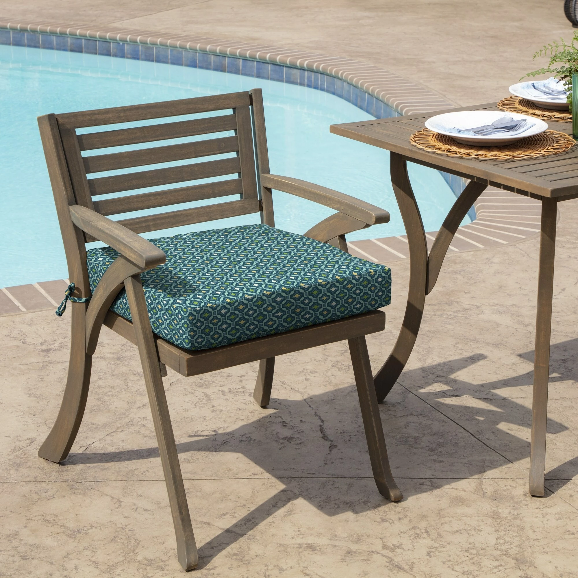 Promo ⭐ Arden Selections Escape Outdoor 21 X 21 In. Seat Cushion Alana Tile 🥰 5 Promo ⭐ Arden Selections Escape Outdoor 21 X 21 In. Seat Cushion Alana Tile 🥰 - Image 5