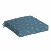Brand new 🥰 Arden Selections Blue Ditsy Floral Outdoor 21 X 21 In. Seat Cushion - 21 In L X 21 In W X 4 In H 😉