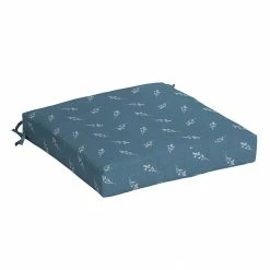 Brand new ๐ฅฐ Arden Selections Blue Ditsy Floral Outdoor 21 X 21 In. Seat Cushion - 21 In L X 21 In W X 4 In H ๐