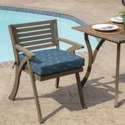 Brand new 🥰 Arden Selections Blue Ditsy Floral Outdoor 21 X 21 In. Seat Cushion - 21 In L X 21 In W X 4 In H 😉 -Arden Selections Shop Arden Selections Outdoor 21 x 21 in. Seat Cushion 135