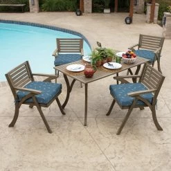 Brand new 🥰 Arden Selections Blue Ditsy Floral Outdoor 21 X 21 In. Seat Cushion - 21 In L X 21 In W X 4 In H 😉 -Arden Selections Shop Arden Selections Outdoor 21 x 21 in. Seat Cushion 136