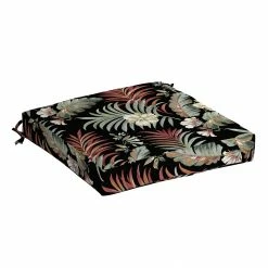 Best reviews of 😍 Arden Selections Outdoor 21 X 21 In. Seat Cushion Black Simone Tropical 🔔