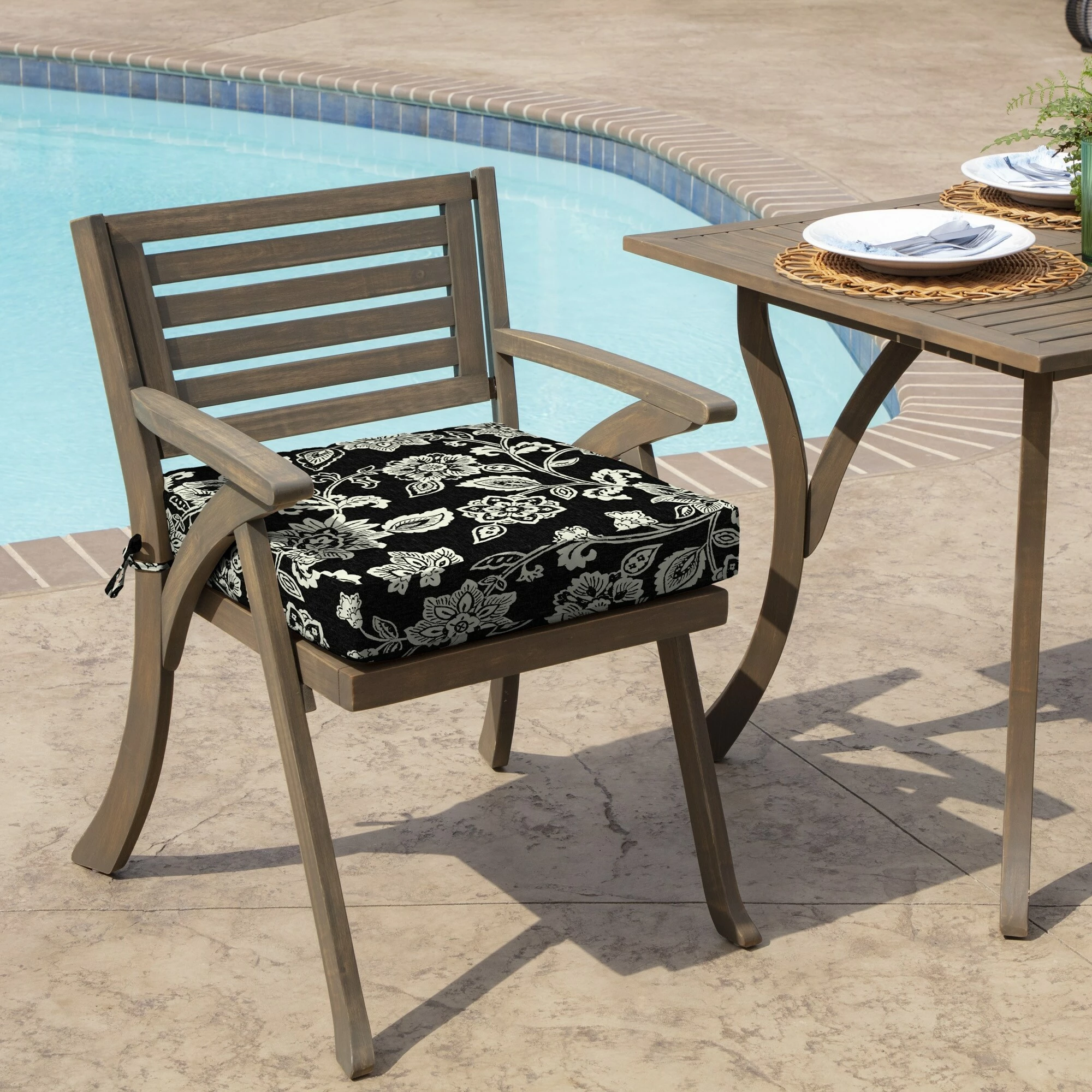 Best reviews of 😍 Arden Selections Outdoor 21 X 21 In. Seat Cushion Black Simone Tropical 🔔 6 Best reviews of 😍 Arden Selections Outdoor 21 X 21 In. Seat Cushion Black Simone Tropical 🔔 - Image 6