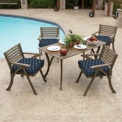Best deal 🤩 Arden Selections Americana Outdoor 21 X 21 In. Seat Cushion Sapphire Ashland Jacobean 😀 21 Best deal 🤩 Arden Selections Americana Outdoor 21 X 21 In. Seat Cushion Sapphire Ashland Jacobean 😀 -Arden Selections Shop Arden Selections Outdoor 21 x 21 in. Seat Cushion 49