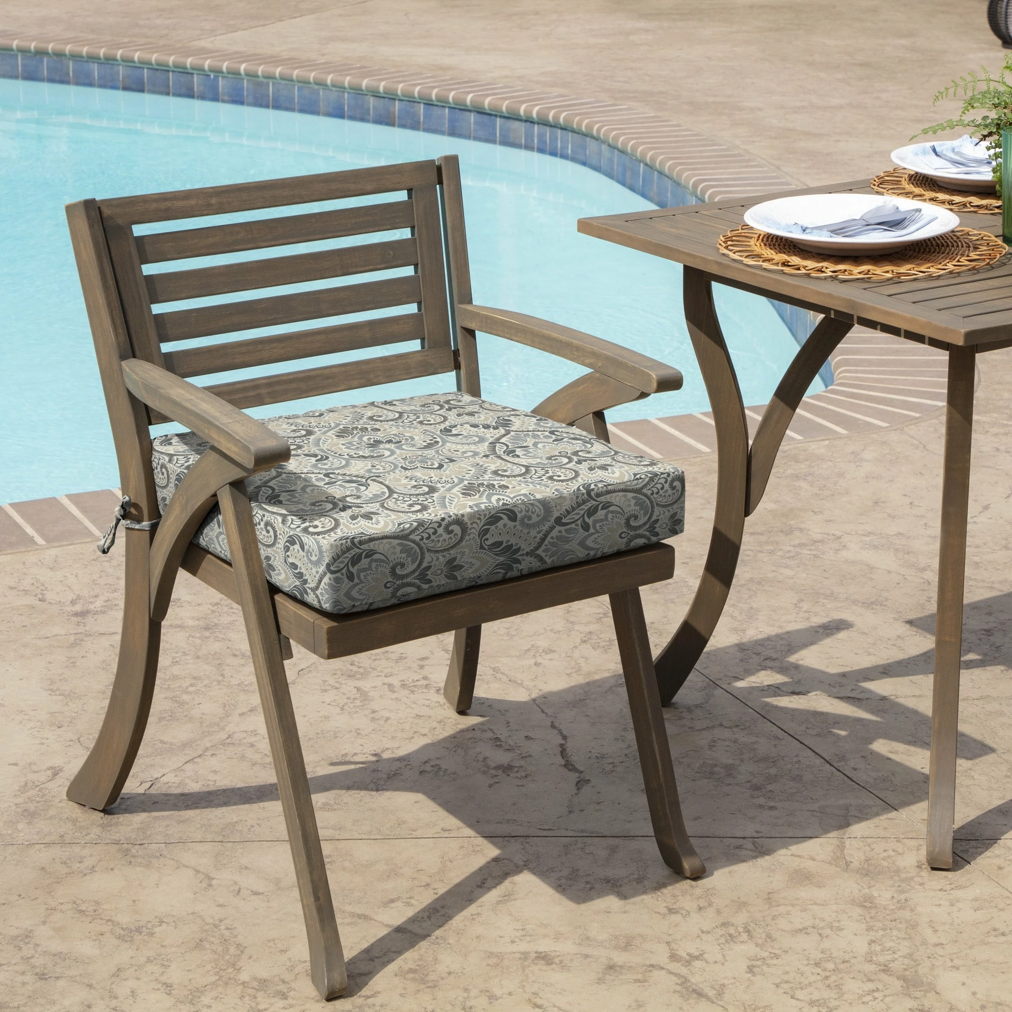 Cheapest ๐ Arden Selections Aurora Damask Outdoor 21 X 21 In. Seat Cushion Sapphire Blue Leala Damask ๐ 6 Cheapest ๐ Arden Selections Aurora Damask Outdoor 21 X 21 In. Seat Cushion Sapphire Blue Leala Damask ๐ - Image 6