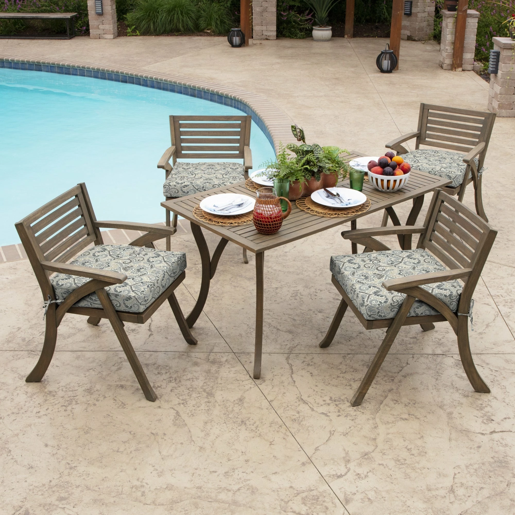 Cheapest ๐ Arden Selections Aurora Damask Outdoor 21 X 21 In. Seat Cushion Sapphire Blue Leala Damask ๐ 7 Cheapest ๐ Arden Selections Aurora Damask Outdoor 21 X 21 In. Seat Cushion Sapphire Blue Leala Damask ๐ - Image 7