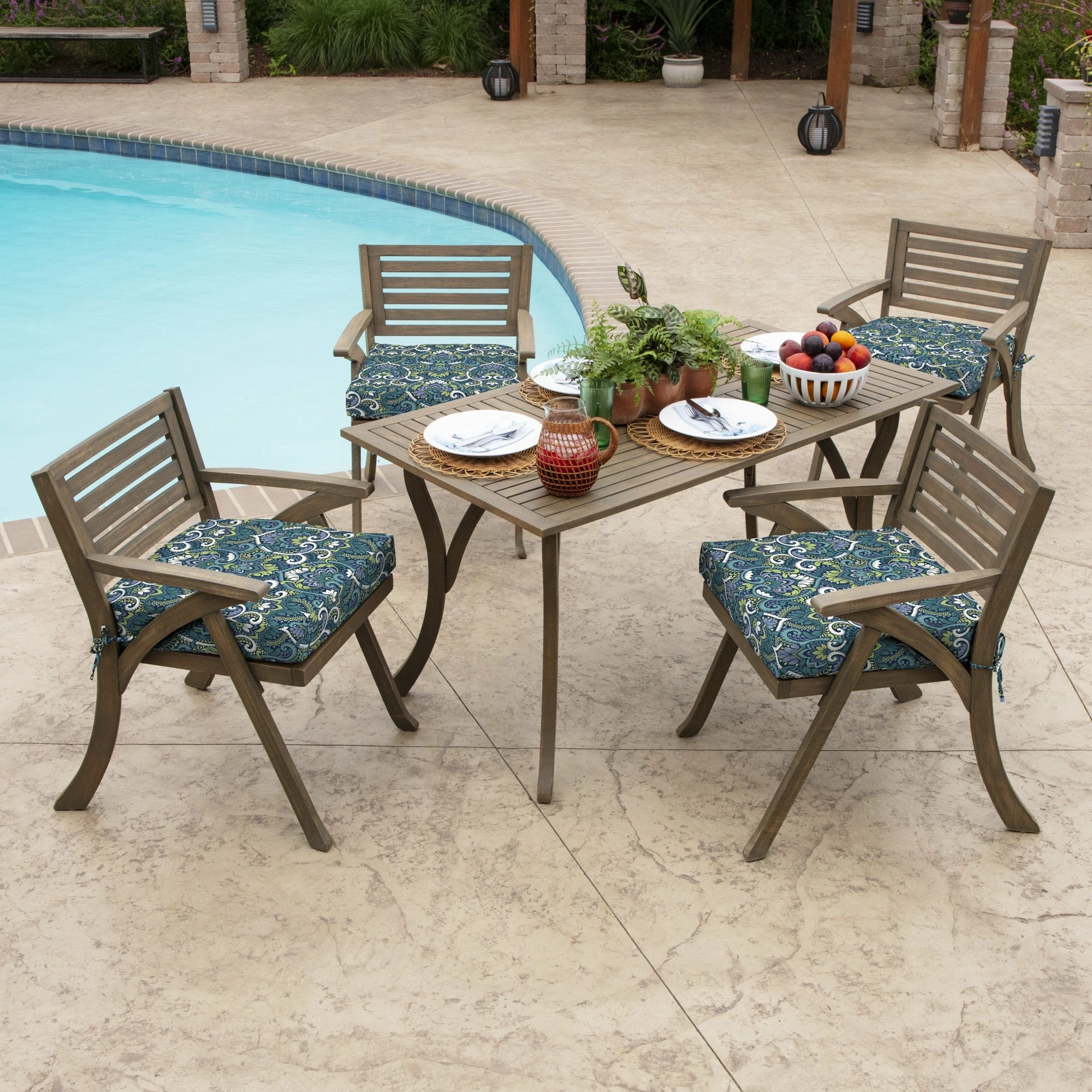 Cheapest ๐ Arden Selections Aurora Damask Outdoor 21 X 21 In. Seat Cushion Sapphire Blue Leala Damask ๐ 11 Cheapest ๐ Arden Selections Aurora Damask Outdoor 21 X 21 In. Seat Cushion Sapphire Blue Leala Damask ๐ - Image 11